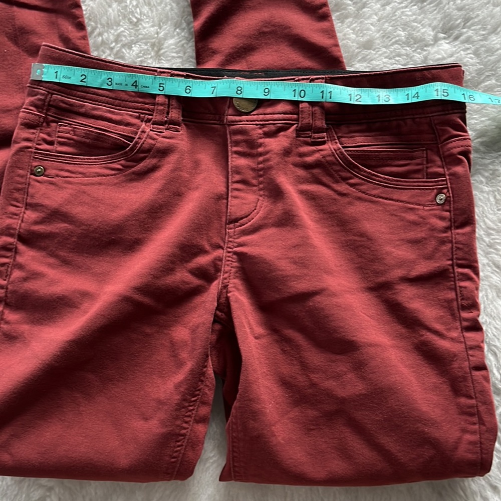 Democracy Ab Solution Rust Red Stretch Ankle Jean… - image 5